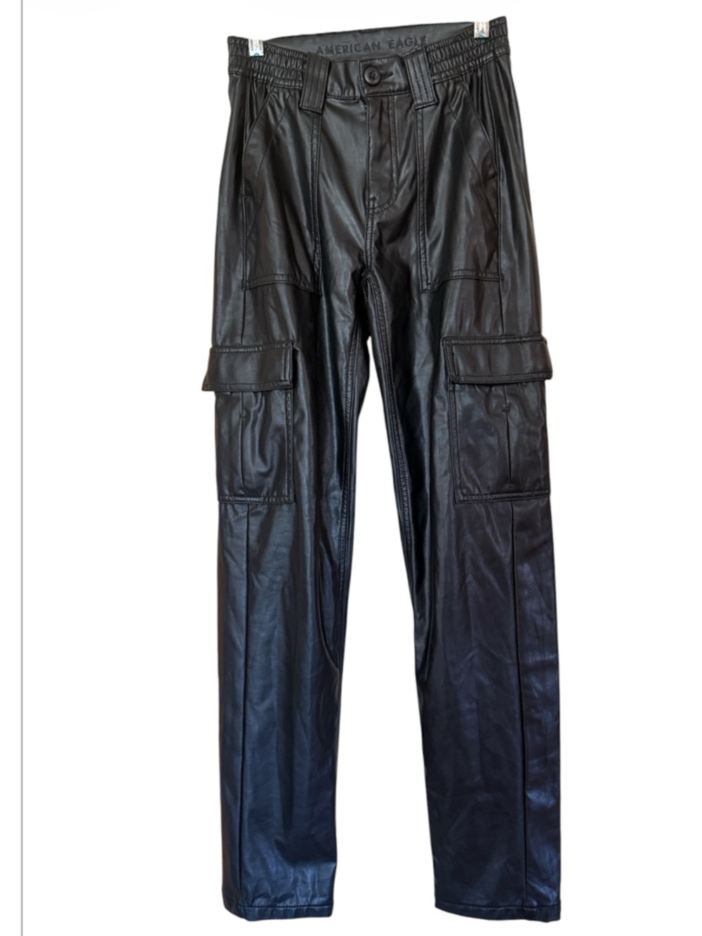 AEO vegan leather cargos